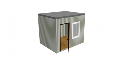 Блок-контейнер "Базовый" 2.35х2.35х2.5 м