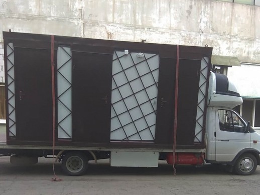 Блок-контейнер «Сантехнический» 10х2.4х2.5 м