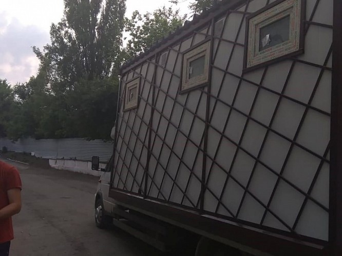 Блок-контейнер «Сантехнический» 11х2.4х2.5 м