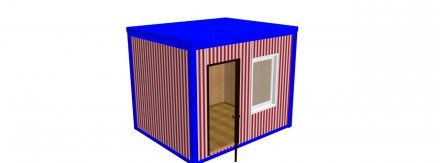 Блок-контейнер "Стандарт" 3х2.35х2.5 м   