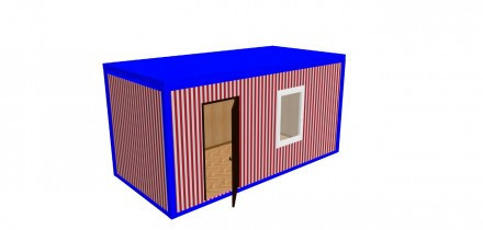 Блок-контейнер "Стандарт" 5х2.35х2.5 м