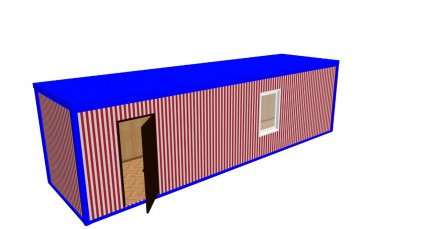 Блок-контейнер "Стандарт" 9х2.35х2.5 м