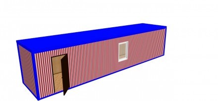 Блок-контейнер "Стандарт" 11х2.35х2.5 м 