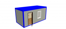 Блок-контейнер «Эконом» 5х2.35х2.5 м