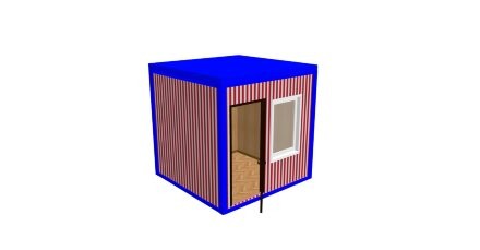 Блок-контейнер «Стандарт» 2.4х2.4х2.5 м