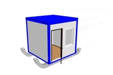 Блок-контейнер «Премиум» на лыжах 3х2.4х2.5 м