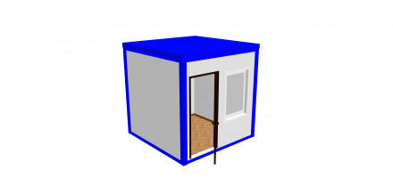 Блок-контейнер «Премиум» 2.4х2.4х2.5 м