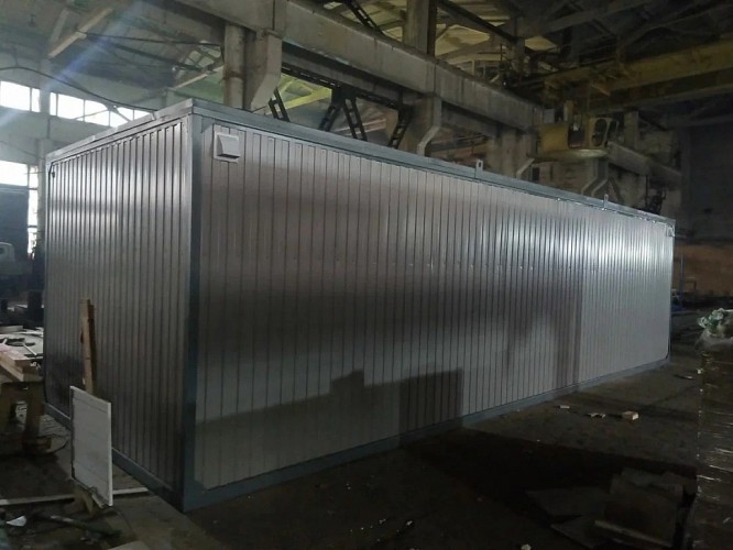 Блок-контейнер «Премиум» на лыжах 10х2.4х2.5 м