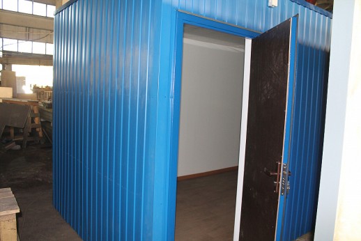 Блок-контейнер «Премиум» на шасси 7х2.4х2.5 м