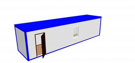 Блок-контейнер «Премиум» 10х2.4х2.5 м