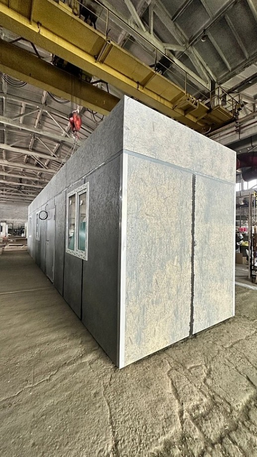 Блок-контейнер «Стандарт» на лыжах 12х2.4х2.5 м