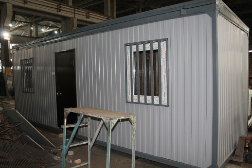 Блок-контейнер «Стандарт» на лыжах 7х2.4х2.5 м