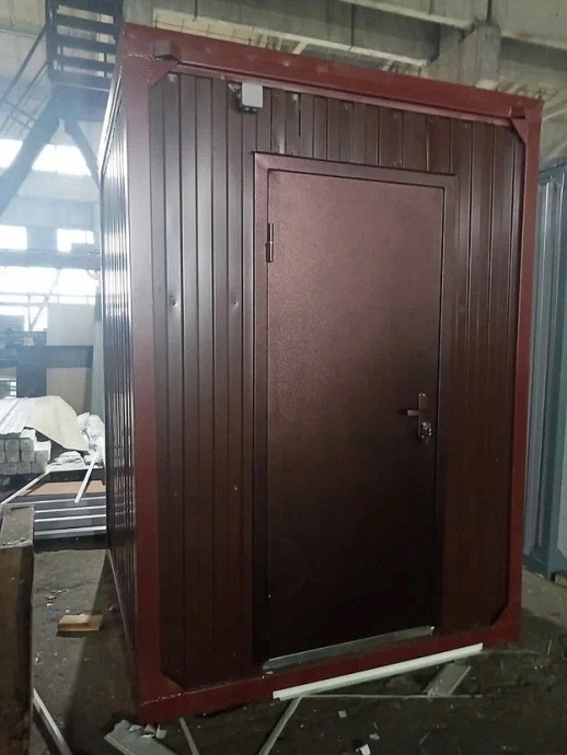 Блок-контейнер «Стандарт» на лыжах 2х2.4х2.5 м