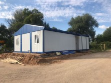 Блок-контейнер «Стандарт» на шасси 7х2.4х2.5 м